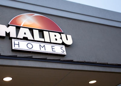 Malibu Homes exterior signage