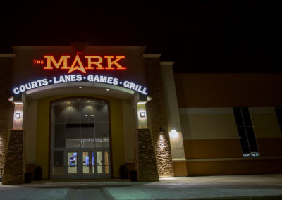 The Mark exterior signage